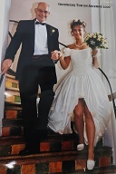 2000 07 Frits Met Arienne De Trap Af Huwelijk